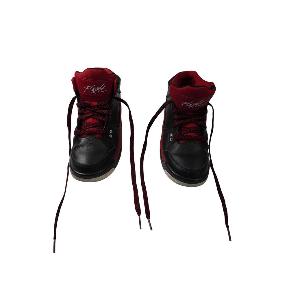Jordan Flight Origin Black Red White Kids Basketball Shoes 599606-001 Size 5Y